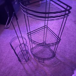 Bathroom Toliet Paper Holder And Shelf 