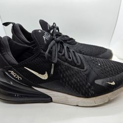 Nike Air Max 270 Anthracite Shoes Men's 12M Black Solar Red White Casual Sneaker