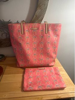 Kate Spade Camel Bag and Clutch