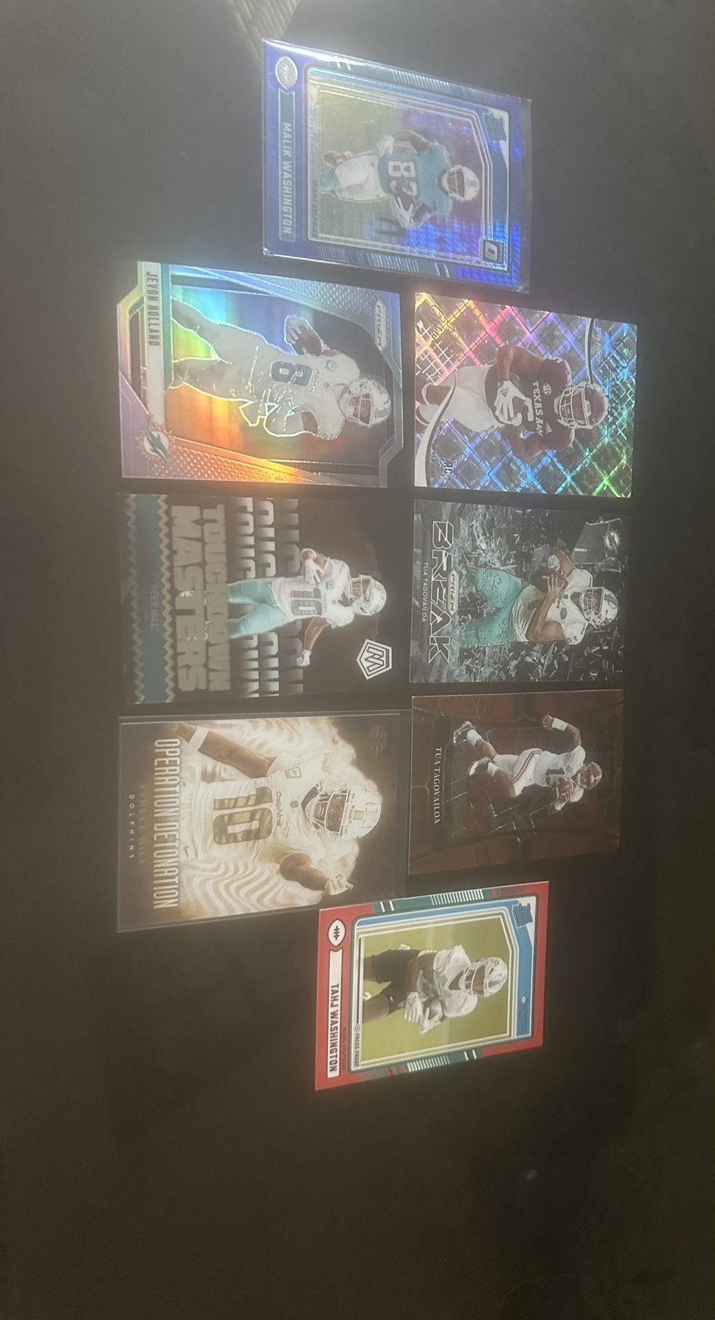 Miami Dolphins 8 Card Lot