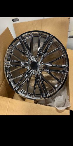 26x10 chrome Zr1 rims