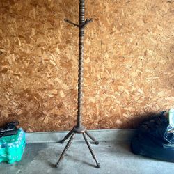Antique Oak coat tree