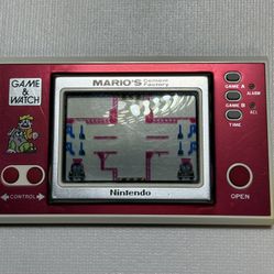 Nintendo Game and Watch Mario's Cement Factory ML-102, 1983 Tested New Battery
