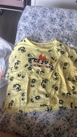 Power puff girl cropped shirt