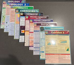 Quick Study Academic Reference Cards Set