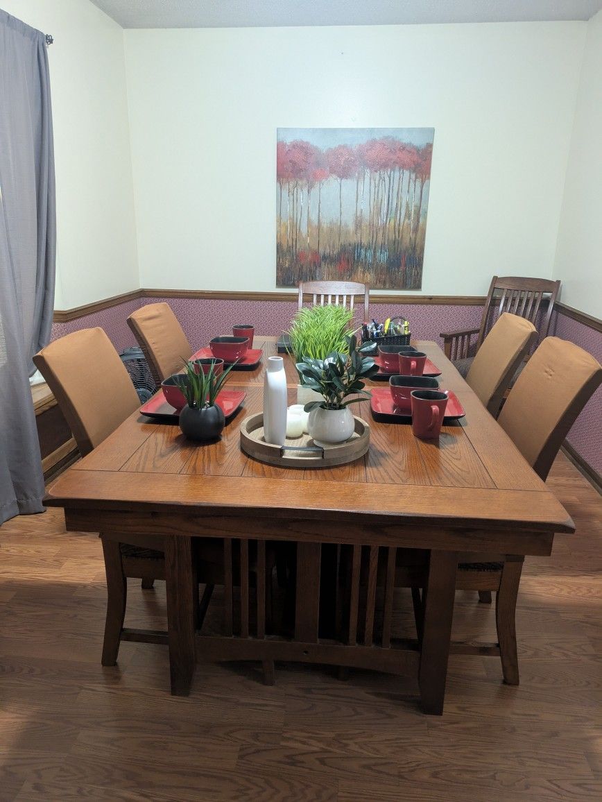 Dining Table With Six Chairs