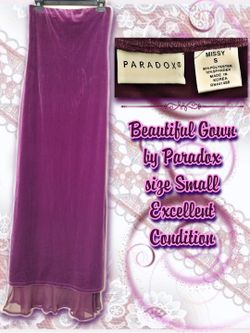 Vintage Velvet Gown/Dress Size Small