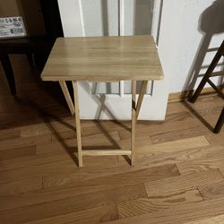 Two Wooden Tv Trays