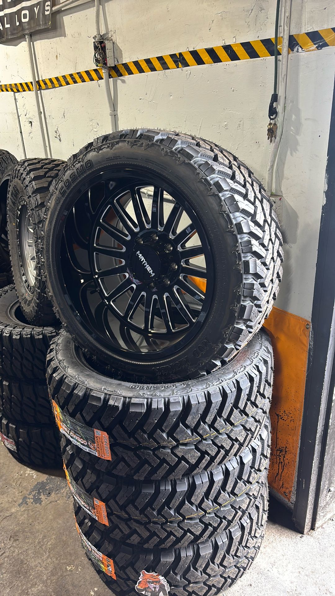 22x12 Wheel And Tire Package
