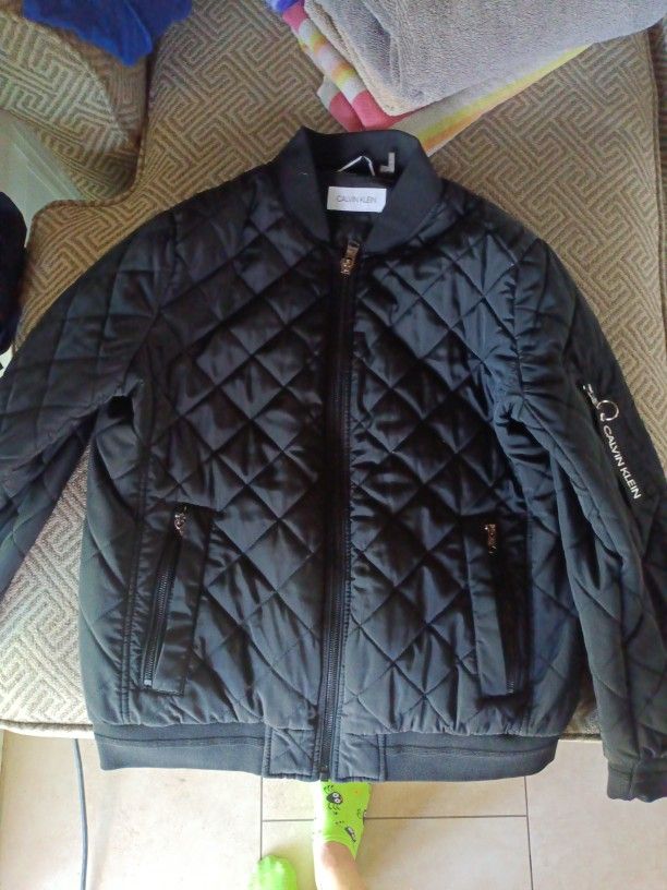Calvin Klein Mens Bomber Jacket Size M 