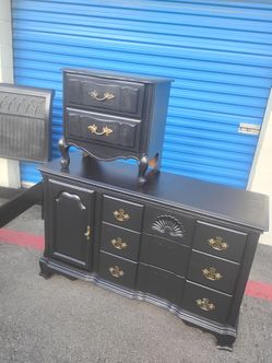 Nightstand dresser storage bedroom