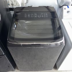 Black Samsung Washer