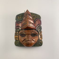 Hand Carved Native American Authentic Decor Mask