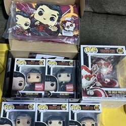 Marvel Shang-chi Funko Pop Bundle