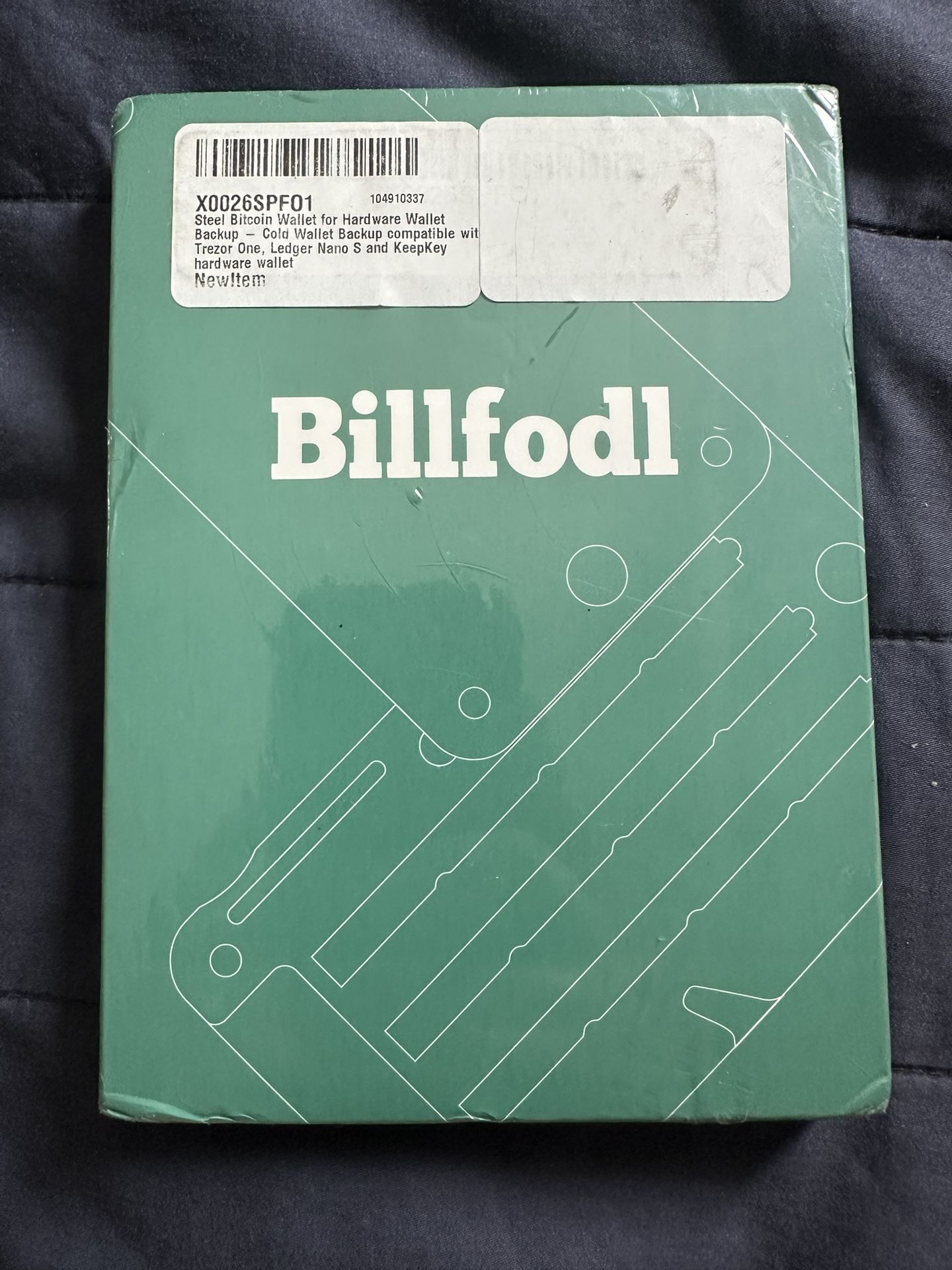 Billfodl Steel Crypto Wallet - Cold Wallet Hardware