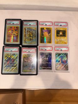 Psa graded pokemon cards lot