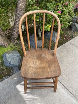 Antique Solid Wood Chair 