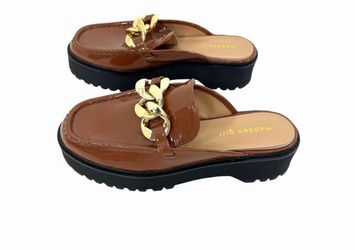 Madden Girl Dollie Chain Lug / Mule - 8 1/2