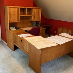Combo Wooden Desk set 