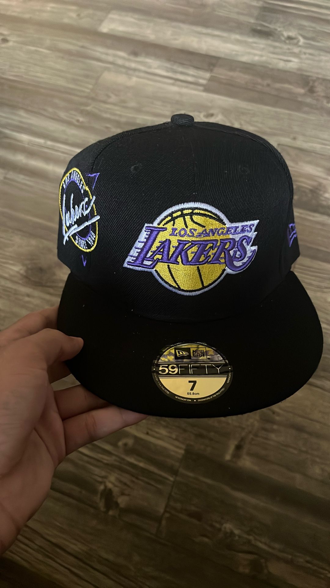 LA Lakers Basketball Hat Size 7