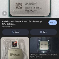 Ryzen 5 5600x CPU 