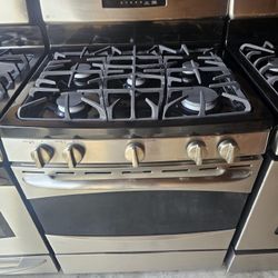 GE Stove Gas Stainless Steel 