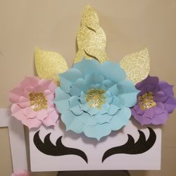 Small unicorn backdrop