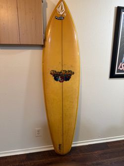 6’5” Steve Walden Surfboard single fin