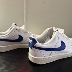 White And Blue Nikes 