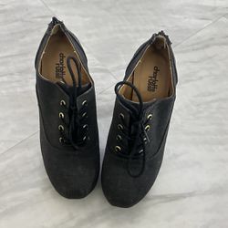 Grayish Black Heels Size 7