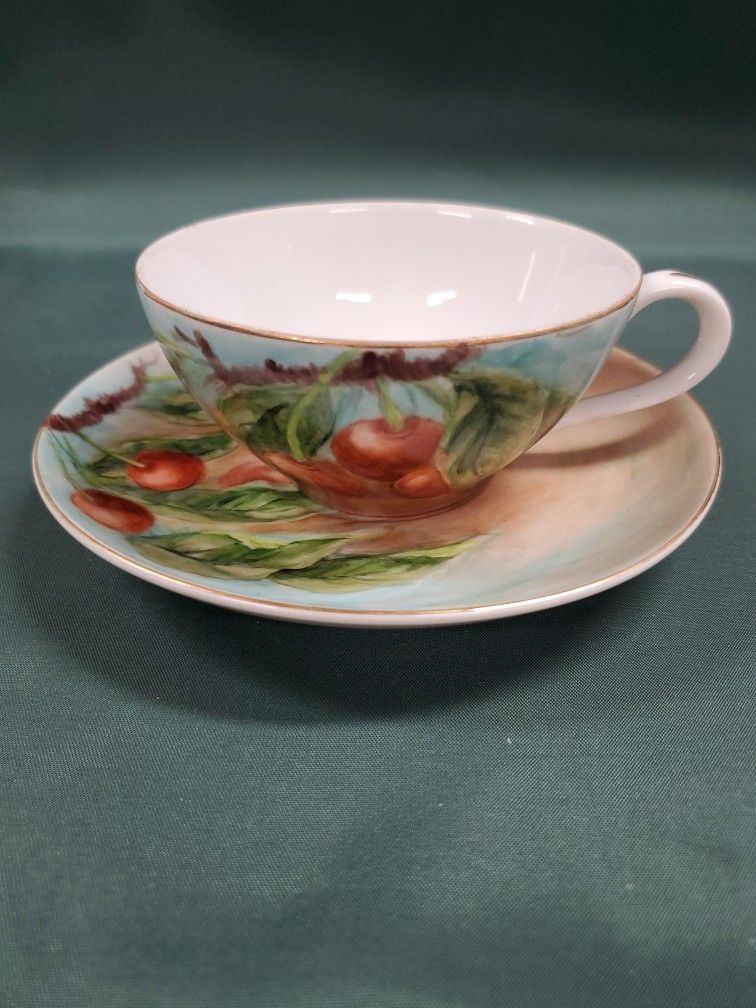 Kaysons Fine China Golden Rhapsody Coffee Tea Cup and Saucer Set 1961-Japan