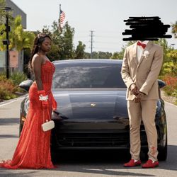 Red prom dress