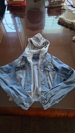 Love Tree Denim hooded jacket