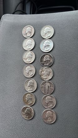 14 silver quarters
