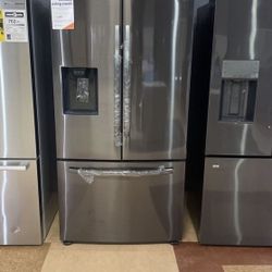 Samsung 3 Door French Door Refrigerator With Water Dispenser And Ice Maker