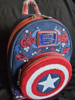 Captain AMERICA Loungefly Mini Backpack
