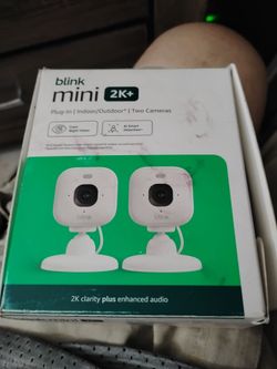 Blink mini 2K plus cameras.