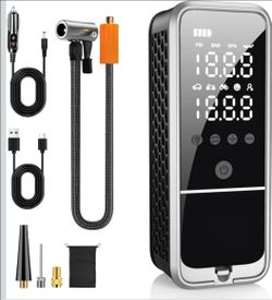 Tire Inflator Portable Air Compressor, 6000mAh