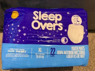 Sleep Overs Youth Pants XL 22 Count