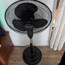 Honeywell Double Blade 16 Pedestal Fan White with Remote Control