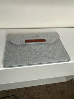 NIUTO Felt Laptop Sleeve Case 15–16” Gray Protective Cover