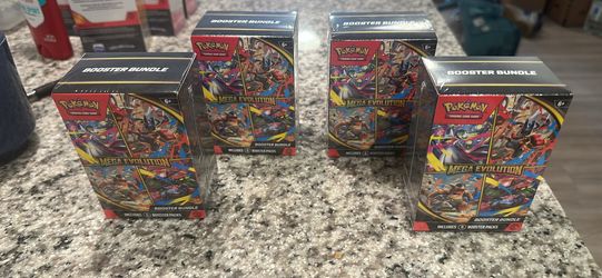 Pokémon 4 X Mega Evolutions Booster Bundles 