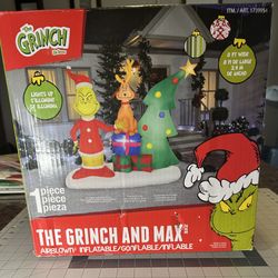 Grinch And Max Inflatable 