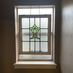 Antique  Stained Glass Window