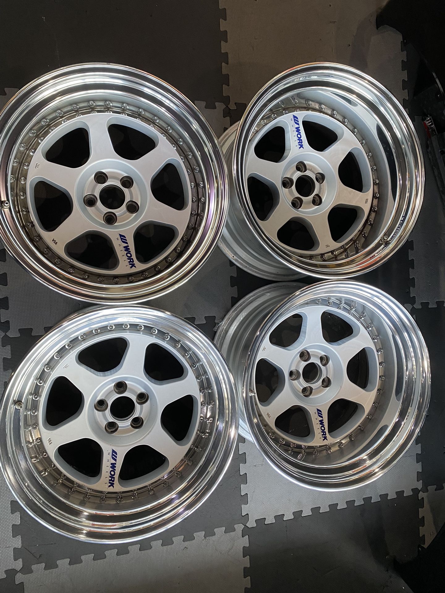 18” Work Meister L1 5x100 Widebody FRS BRZ Wheels Rims