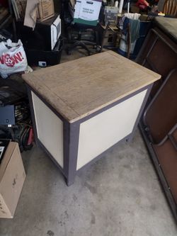 Storage Container With Hinged Lid