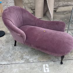 Antique Purple Chaise Lounge 