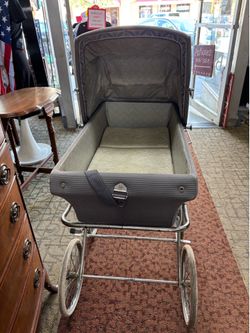 Vintage Silver cross Baby stroller
