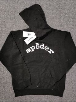 Sp5der Black Hoodie