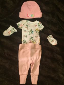 Preemie 4 piece outfit